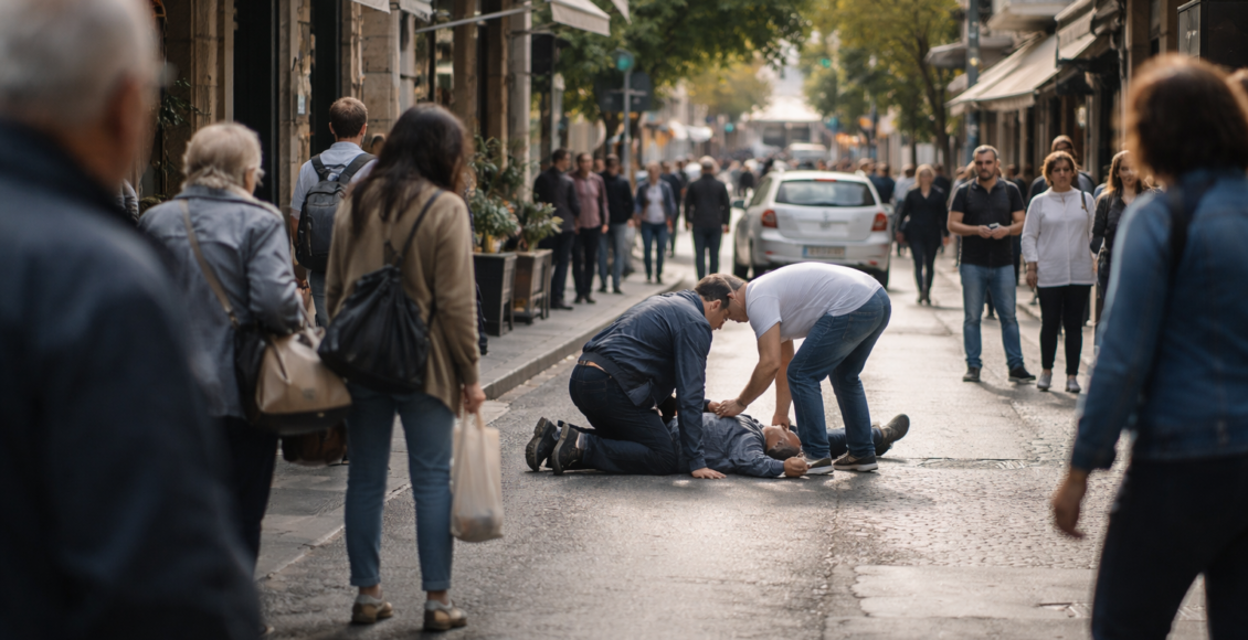 55χρονος έπαθε ανακοπή ενώ πήγαινε στο φαρμακείο για τη μητέρα του – Τι συνέβη – 55χρονος υπέστη ανακοπή καρδιάς ενώ πήγαινε στο φαρμακείο για τη μητέρα του. Το ΕΚΑΒ επενέβη άμε...