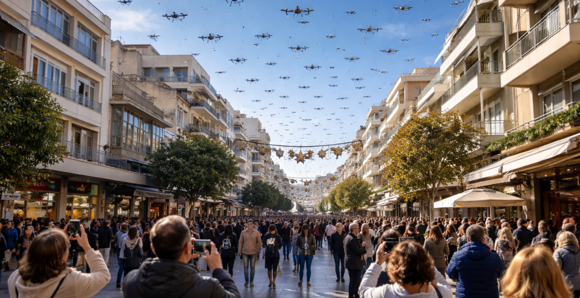 Εκατοντάδες drones στον ουρανό του Ηρακλείου για τα Χριστούγεννα 2025 – Νεότερες εξελίξεις – Εκατοντάδες drones φώτισαν τον ουρανό του Ηρακλείου στα Χριστούγεννα 2025, δημιουργώ...