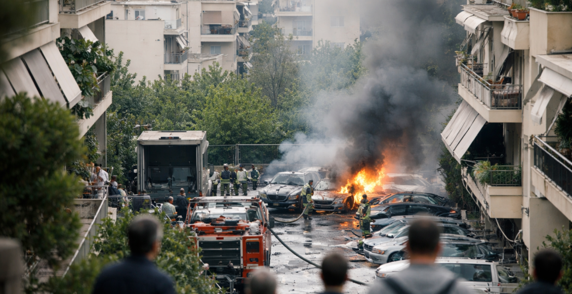 Ελλάδα: Εμπρηστική επίθεση στην Καισαριανή τα ξημερώματα – Εμπρηστική επίθεση σε τρία φορτηγά στην Καισαριανή τα ξημερώματα. Οι αρχές ερευνούν για τον εντοπισμό των δραστών.