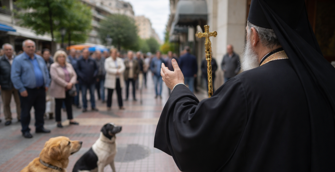 Ελλάδα: Μητροπολίτης Κοζάνης: Αντιδράσεις για νέο κήρυγμα σχετικά με τα σκυλιά – Ο Μητροπολίτης Κοζάνης προκαλεί αντιδράσεις με κήρυγμα για τα σκυλιά στην Ελλάδα, ανοίγοντας διά...
