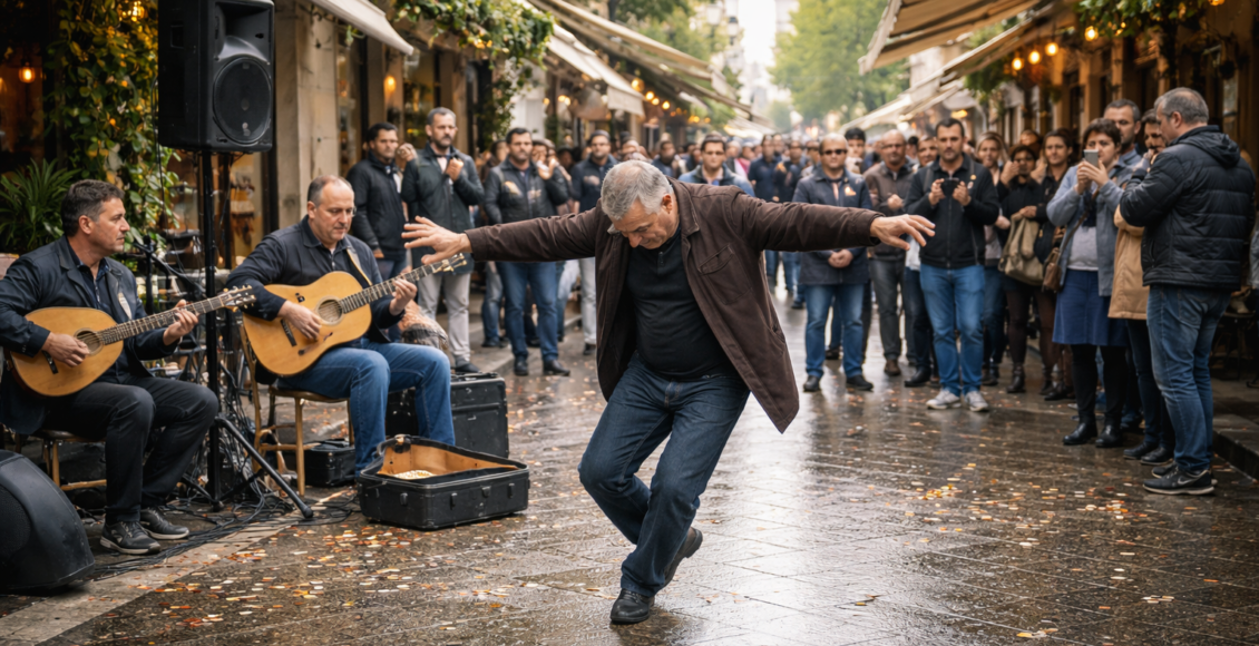 Ελλάδα: Το «Jingle Bells» έγινε ζεϊμπέκικο από χορευτή – Ο Αλέξανδρος Μουσούλος μετατρέπει το «Jingle Bells» σε ζεϊμπέκικο, συνδυάζοντας παραδοσιακό χορό με χριστουγεννιάτικη μο...