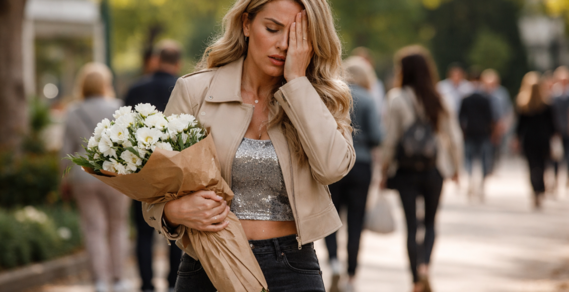 Ιουλία Καλλιμάνη για το περιστατικό με τα λουλούδια στο πρόσωπό της – Showbiz Update – Η Ιουλία Καλλιμάνη αντιδρά στο περιστατικό με τα λουλούδια στο πρόσωπό της, ζητώντας σεβασ...