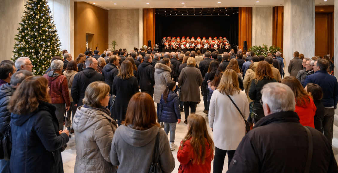 Πολιτισμός: Χριστουγεννιάτικα κάλαντα στο Υπουργείο Πολιτισμού – Χριστουγεννιάτικα κάλαντα από παραδοσιακούς συλλόγους στο Υπουργείο Πολιτισμού με τη Λίνα Μενδώνη σε εορταστική ...