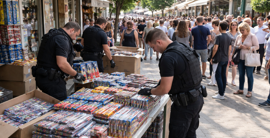 Σύλληψη 46χρονου στη Θέρμη για παράνομη διάθεση βεγγαλικών – Πώς αντιδρά ο κόσμος – Συνελήφθη 46χρονος στη Θέρμη για παράνομη διάθεση βεγγαλικών. Δείτε πώς αντιδρά η τοπική κοιν...