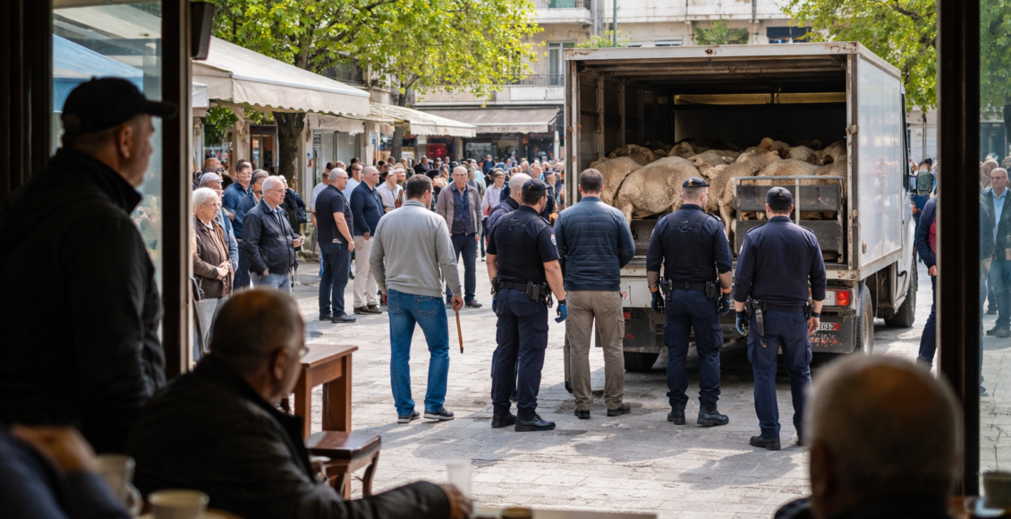 Συνελήφθησαν τέσσερις Βούλγαροι για παράνομη μεταφορά προβάτων στη Δράμα – Πώς αντιδρά ο κόσμος – Στη Δράμα συνελήφθησαν τέσσερις Βούλγαροι για παράνομη μεταφορά προβάτων, με κα...
