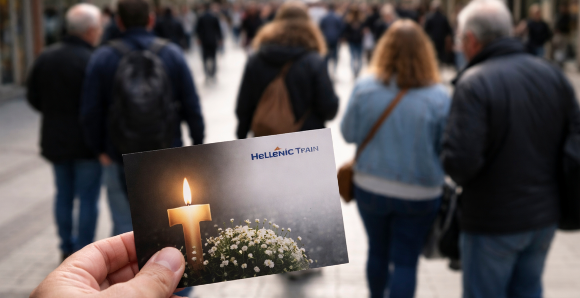 Τέμπη: Οργή Πλακιά για ευχετήρια κάρτα της Hellenic Train – Πώς αντιδρά ο κόσμος – Οργή για την ευχετήρια κάρτα της Hellenic Train μετά το τραγικό δυστύχημα στα Τέμπη, με έντονε...