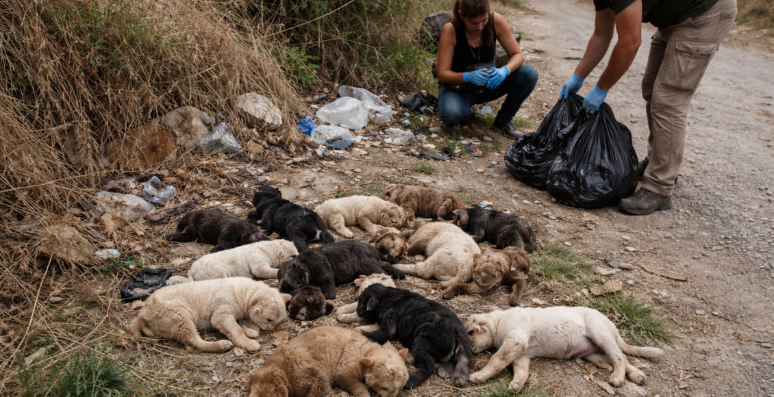 Ελλάδα: Νεκρά βρέθηκαν 17 κουτάβια στο Ρέθυμνο – Σοκ στο Ρέθυμνο με 17 νεκρά κουτάβια, προκαλώντας έντονη ανησυχία και κινητοποίηση από τους Ζωόφιλους Ρεθύμνου.