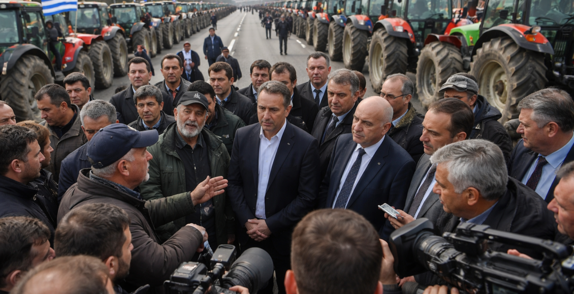 Πολιτική: Μπλόκα: Αποκλιμάκωση μέσω task force – Η κυβέρνηση δημιουργεί task force για διάλογο με αγρότες και αποκλιμάκωση μπλόκων, προστατεύοντας κοινωνία και οικονομία από εντ...