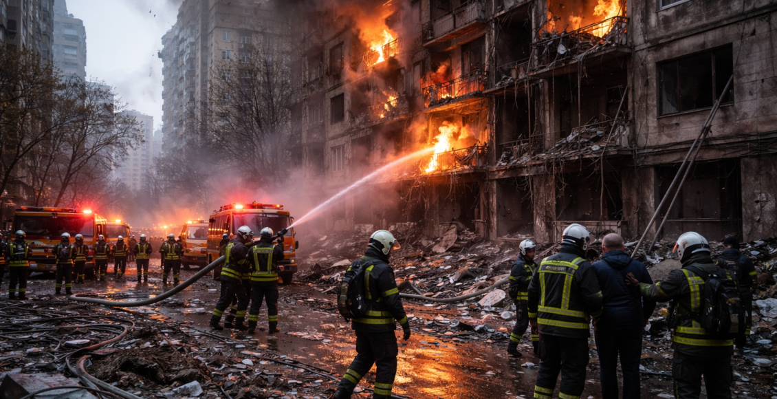 Ρωσικά πλήγματα στο Κίεβο: Εκρήξεις και πυρκαγιές σε διάφορες συνοικίες – Παγκόσμιες εξελίξεις – Ρωσικές επιδρομές στο Κίεβο προκαλούν εκρήξεις και πυρκαγιές σε πολλές συνοικίες...