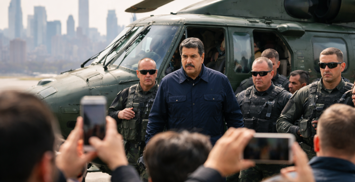 Στη Νέα Υόρκη ο Νικολάς Μαδούρο – Μεταφέρεται σε στρατιωτική βάση – Τι σημαίνει για την περιοχή – Ο Νικολάς Μαδούρο μεταφέρθηκε σε στρατιωτική βάση στη Νέα Υόρκη για να αντιμετω...