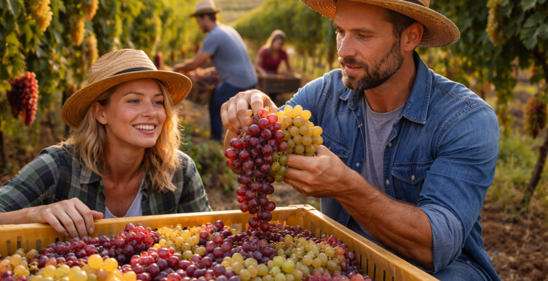 Κρασί: Το «blouge» σπάει τους κανόνες και ανοίγει νέες αγορές – Πώς επηρεάζονται οι πολίτες – Το νέο κρασί blouge συνδυάζει ερυθρά και λευκά σταφύλια, αντέχει στην κλιματική κρί...