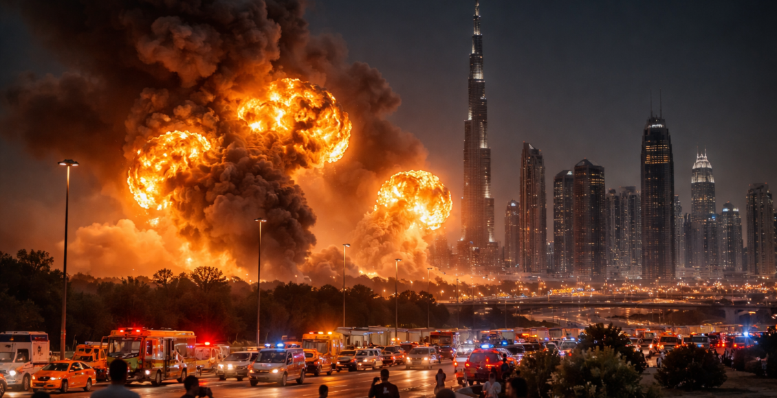 Αρκετές ισχυρές εκρήξεις στο Ντουμπάι τα ξημερώματα της Τετάρτης – Τι σημαίνει για την αγορά – Ισχυρές εκρήξεις στο Ντουμπάι τα ξημερώματα της Τετάρτης ενεργοποίησαν την αντιαερ...