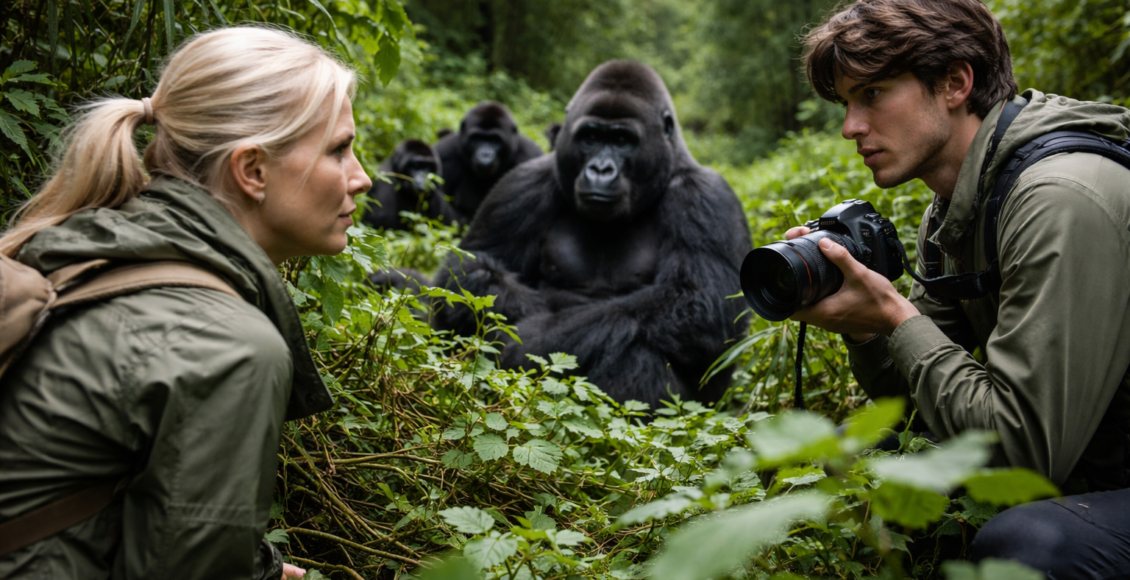 Lifestyle: Μαρί Σαντάλ: «Πρόσωπο με πρόσωπο» με τους γορίλες της Ρουάντα – Ο ρόλος του Κωνσταντίνου Αλέξιου πίσω από τον φακό – Η Μαρί Σαντάλ και ο γιος της ζουν μια μοναδική εμ...