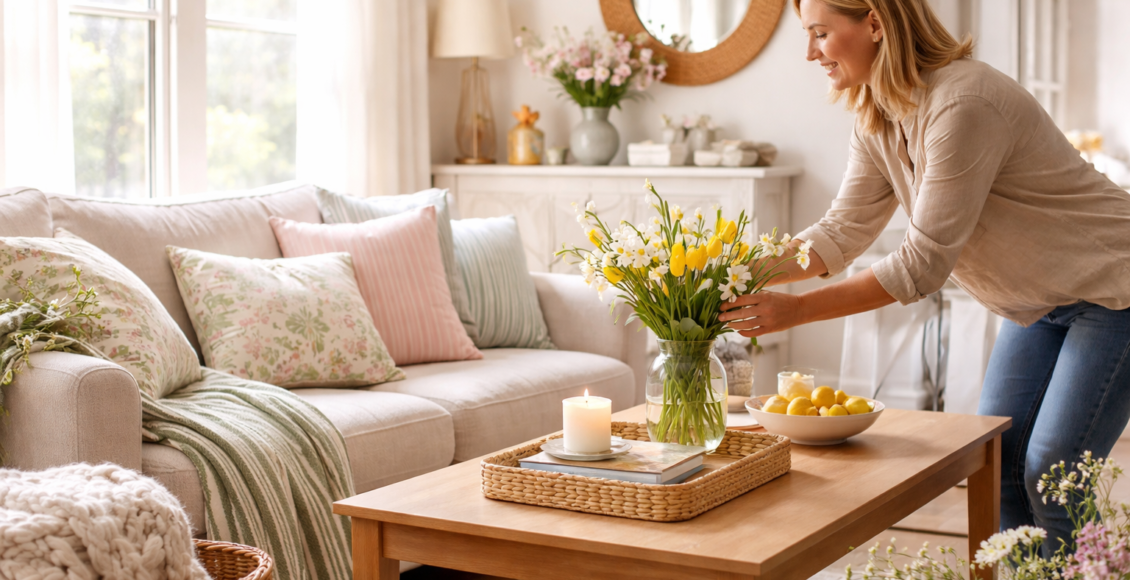 Lifestyle: 8 γρήγορες και εύκολες ιδέες διακόσμησης για την άνοιξη που ανανεώνουν το σπίτι – Ανανεώστε το σπίτι σας την άνοιξη με 8 γρήγορες, εύκολες και οικονομικές ιδέες διακό...