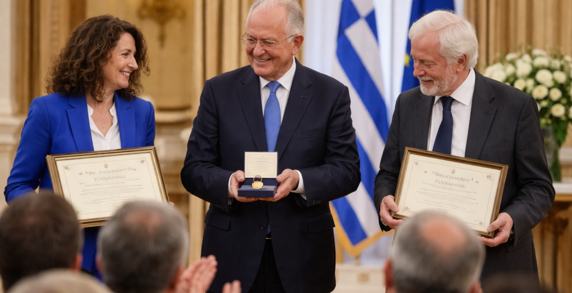Πολιτική: Απονομή των βραβείων Μποδοσάκη από τον ΠτΔ Κωνσταντίνο Τασούλα – Ο Πρόεδρος της Δημοκρατίας Κωνσταντίνος Τασούλας απένειμε τα βραβεία Μποδοσάκη 2026 σε διακεκριμένους ...