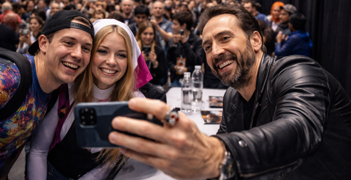 Indiana Comic Convention: Ο Νίκολας Κέιτζ και οι φαν στην Ιντιανάπολις – Το παρασκήνιο και οι αντιδράσεις – Ζήστε το παρασκήνιο του Indiana Comic Convention στην Ιντιανάπολις με...